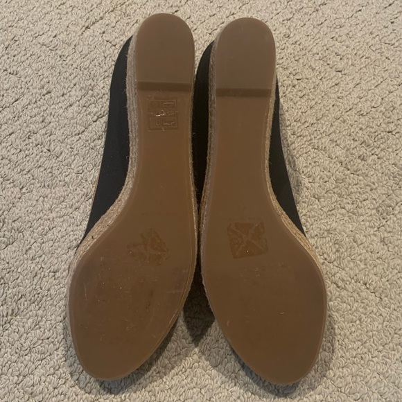 Women’s Tory Burch Platform Wedges, Majorca, Black, Tan, 41, NWOT - Picture 5 of 6